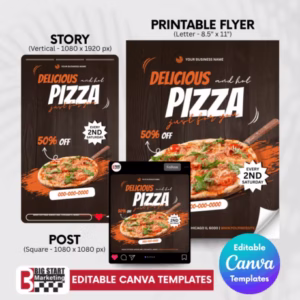 Delicious Pizza Promo Template