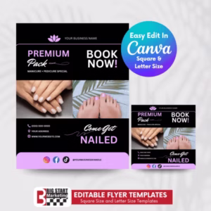 Nail Salon Shop Book Appointment Template