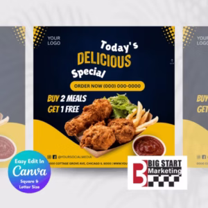 Delicious Food Special 1 Template - Image 2