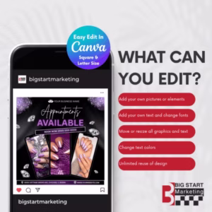 Nail Salon Shop Appointment Template - Image 4