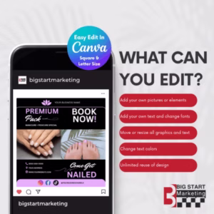 Nail Salon Shop Book Appointment Template - Image 4