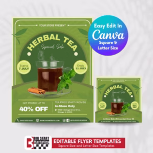 Herbal Tea Special Sale Template