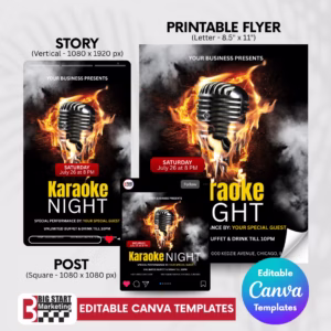 Karaoke Night Promo Template