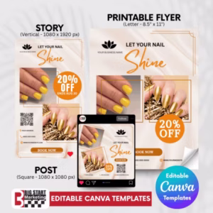 Nail Salon Shop Promo Template