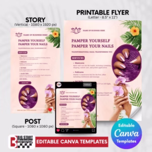 Nail Shop Services Template