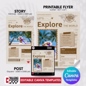 Let’s Explore Traveling Agency Template