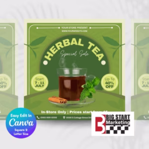 Herbal Tea Special Sale Template - Image 2