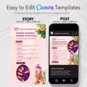 Nail Shop Services Template - Image 2