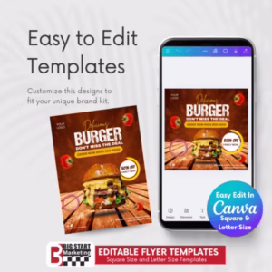 Delicious Burger Promo Template - Image 3