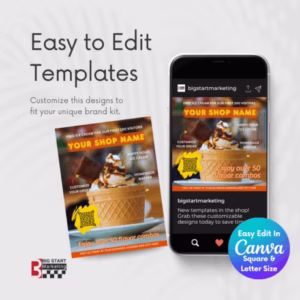 Ice Cream Shop Promo Template - Image 3