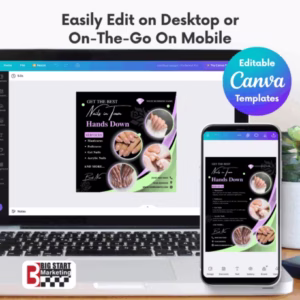 Nail Shop Services Promo Template - Image 4
