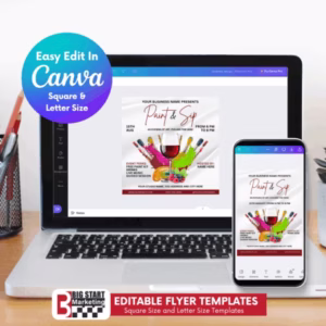 Paint & Sip Art Studio Template - Image 4