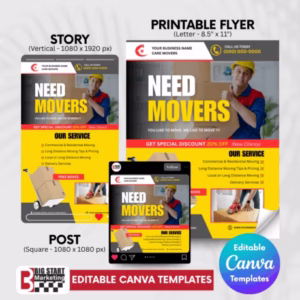 Need Movers Moving Services Template