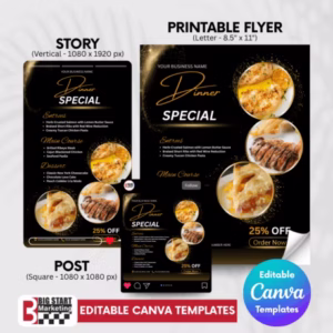 Restaurant Dinner Special Template