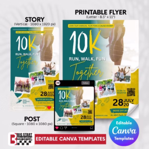 Run for A Cause 10K Template