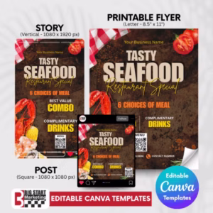 Seafood Restaurant Special Template