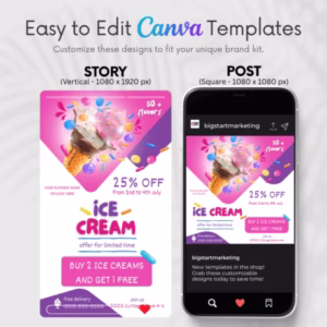 Ice Cream Shop Discount Template - Image 2