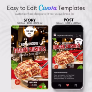 Italian Food Cuisines Template - Image 2