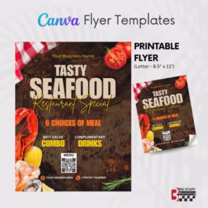 Seafood Restaurant Special Template - Image 3