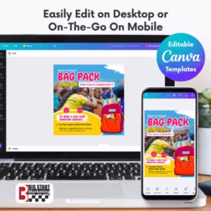 Bag Pack Donation Drive Template - Image 4