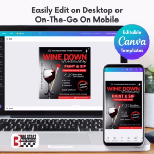 Wine Down Wednesday Template - Image 4